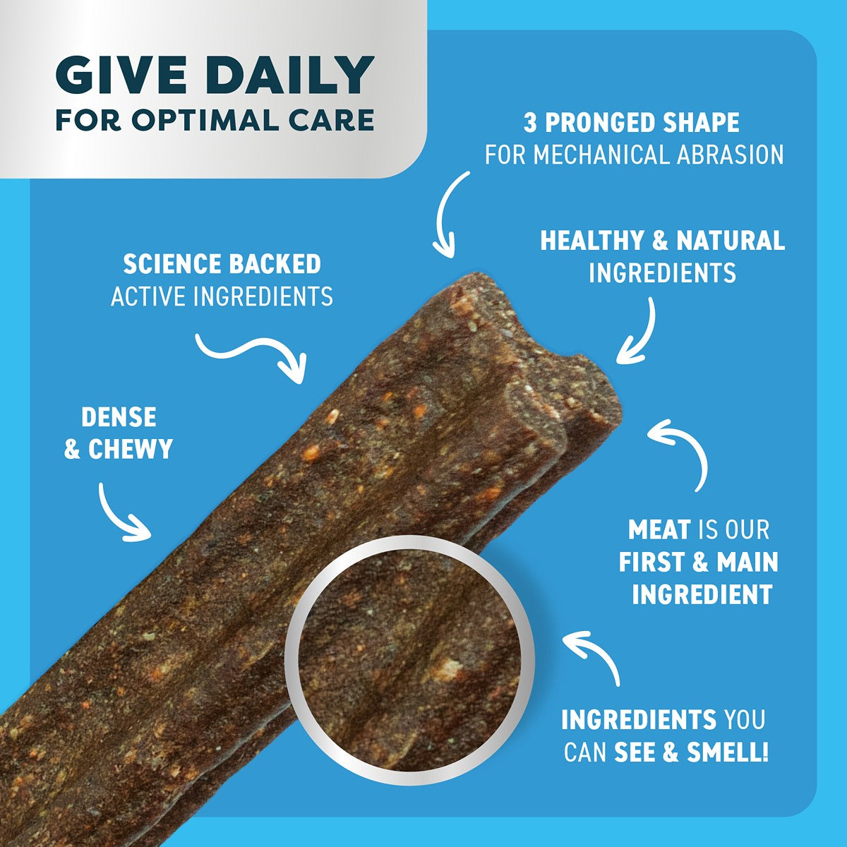 Bell & Bone Lamb, Mint & Manuka Honey Dental Sticks Dog Treats