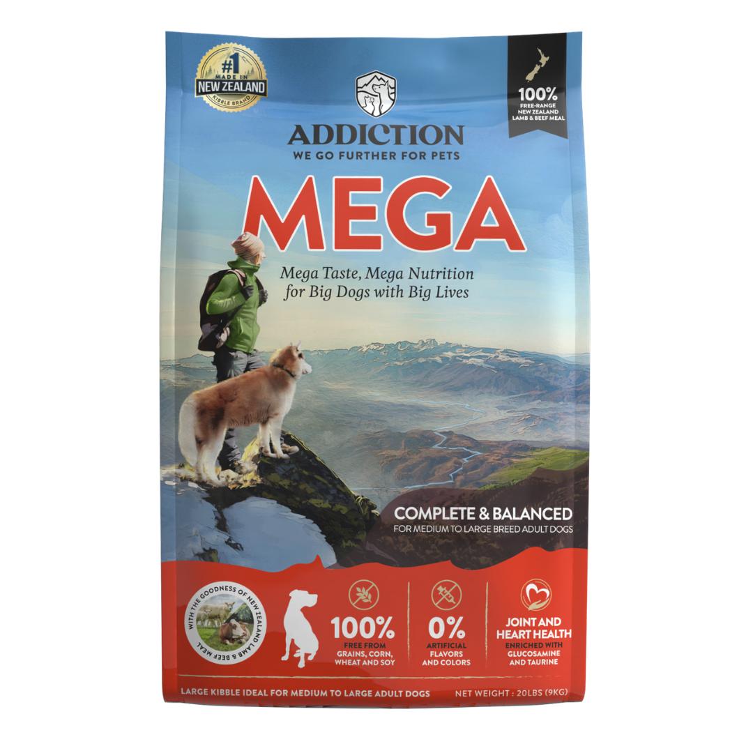 Addiction MEGA Complete & Balanced Lamb & Beef Dry Dog Food