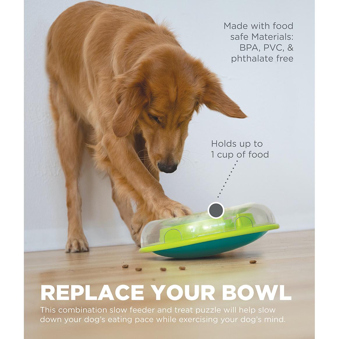 Nina Ottosson Wobble Bowl Treat Puzzle Dog Toy