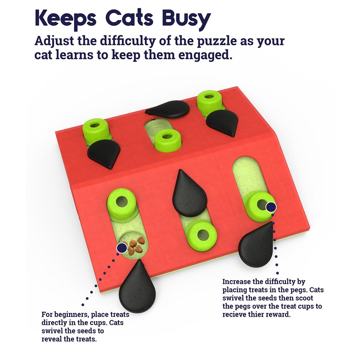 Nina Ottosson Melon Madness Interactive Cat Puzzle