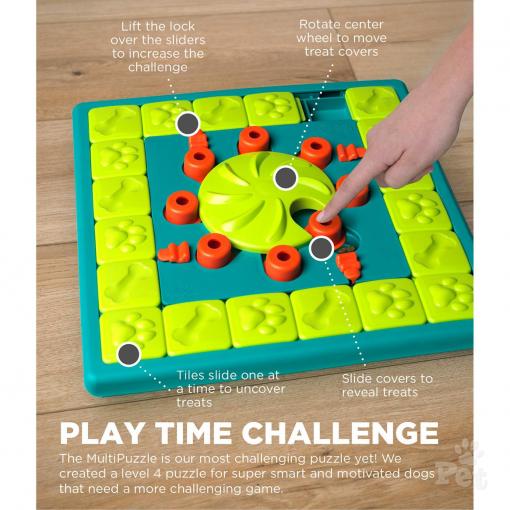 Nina Ottosson Interactive Treat MultiPuzzle Dog Toy