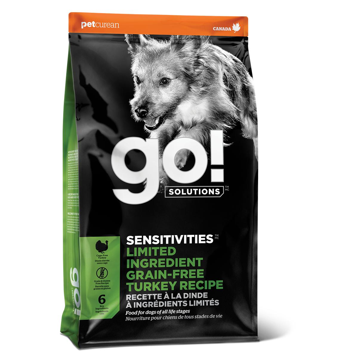 Go! Solutions SENSITIVITIES Grain Free Turkey Dry Dog Food