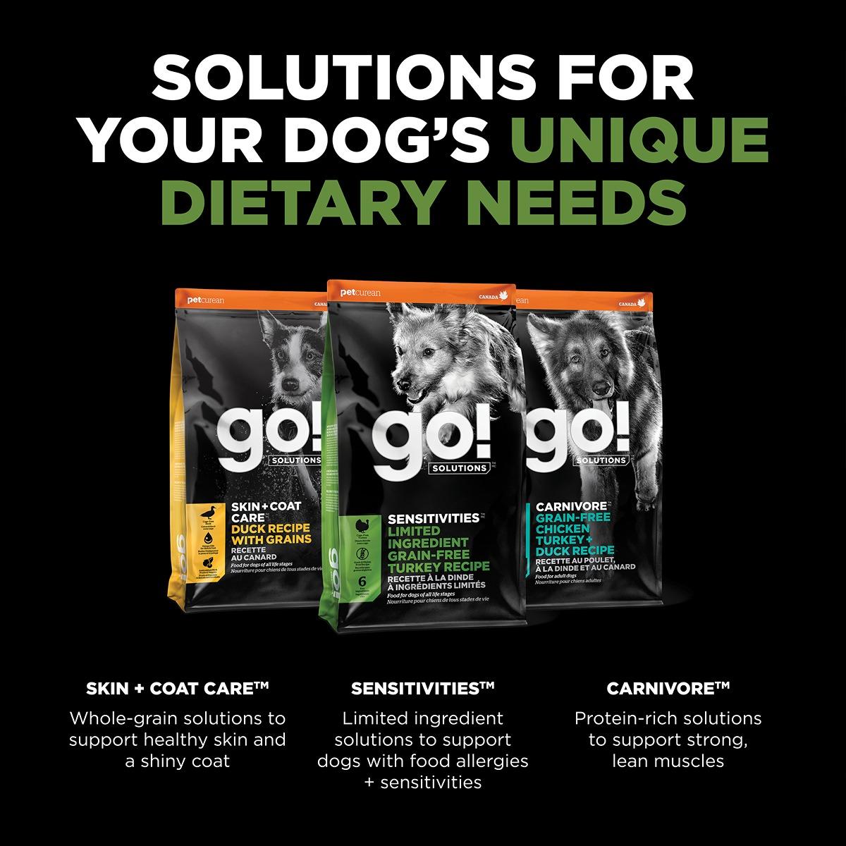 Go! Solutions SENSITIVITIES Grain Free Turkey Dry Dog Food