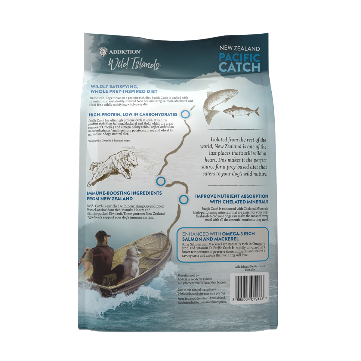 Addiction Wild Islands NZ Pacific Catch Dry Dog Food