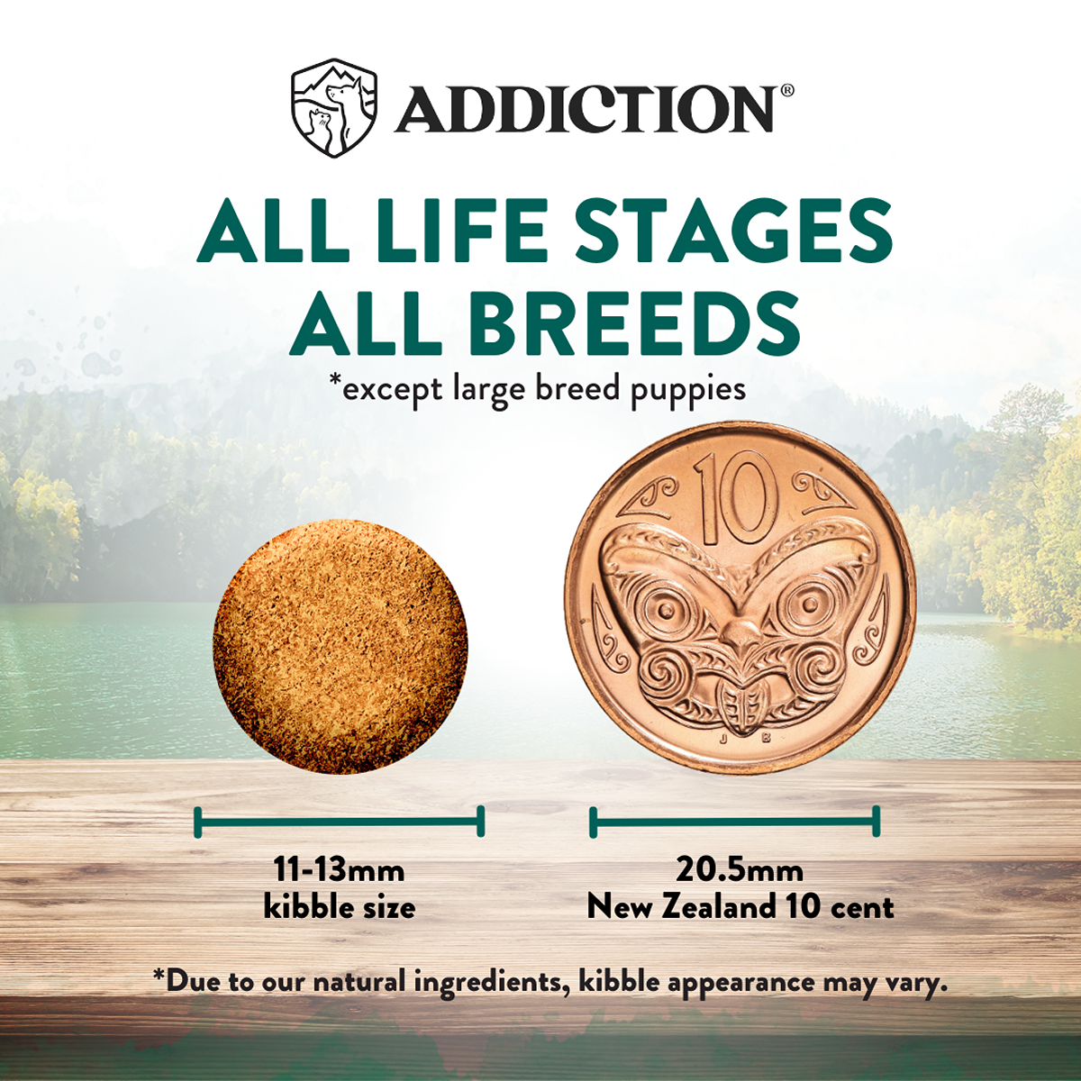 Addiction Wild Islands NZ Island Birds Dry Dog Food