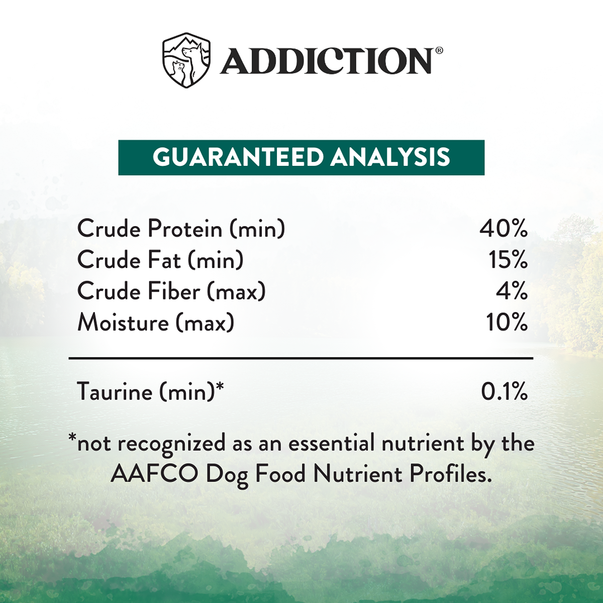 Addiction Wild Islands NZ Island Birds Dry Dog Food
