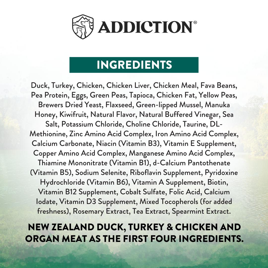 Addiction Wild Islands NZ Island Birds Dry Dog Food