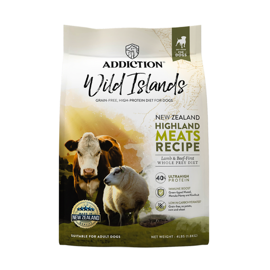 Addiction Wild Islands Highland Meats High Protein Dry Dog Food