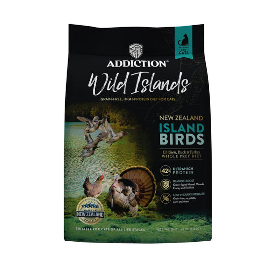 Addiction Wild Islands NZ Island Birds Dry Cat Food