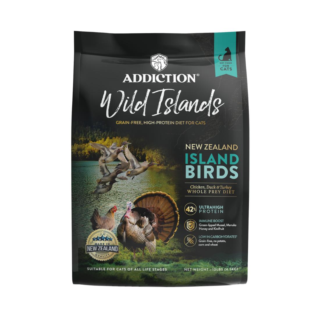 Addiction Wild Islands NZ Island Birds Dry Cat Food