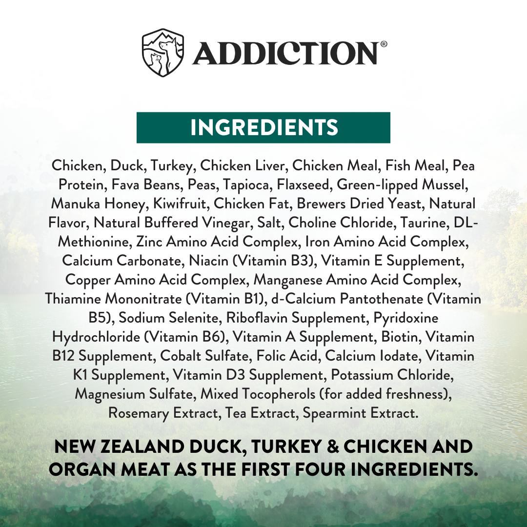Addiction Wild Islands NZ Island Birds Dry Cat Food