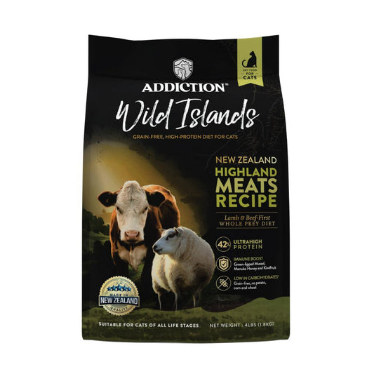 Addiction Wild Islands Highland Meats High Protein Dry Cat Food