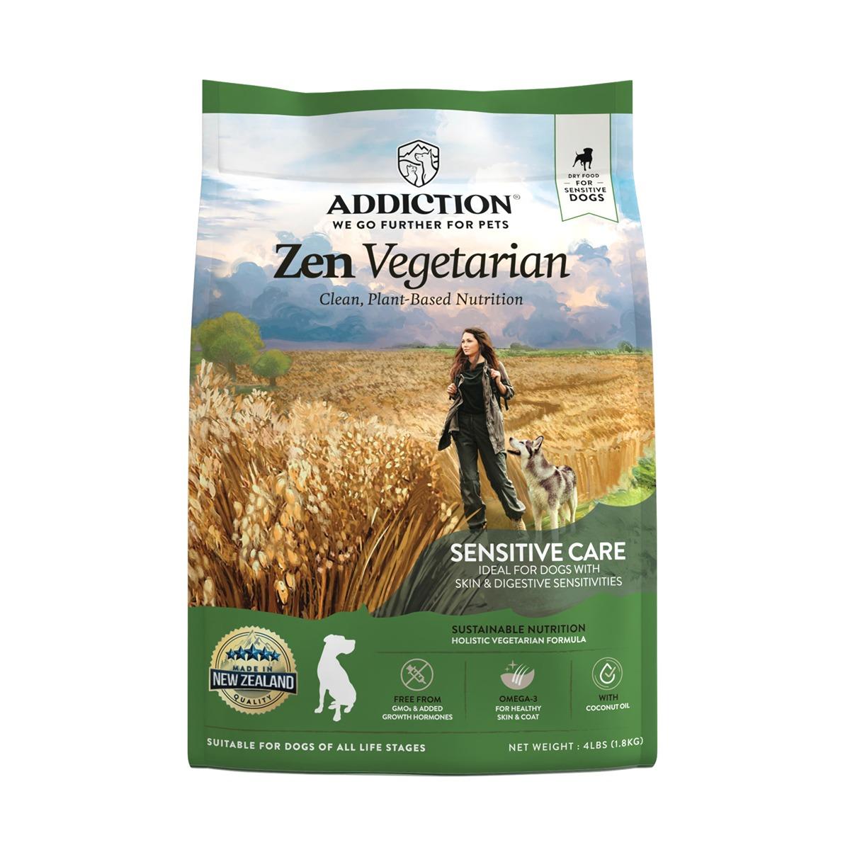 Addiction Zen Vegetarian Vegan Dry Dog Food