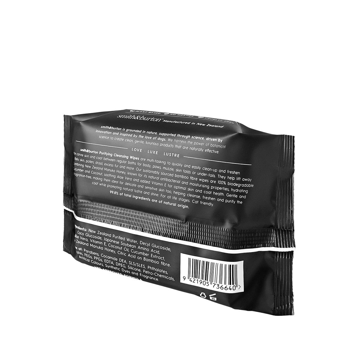 Smith & Burton Purifying Cleanse Wipes
