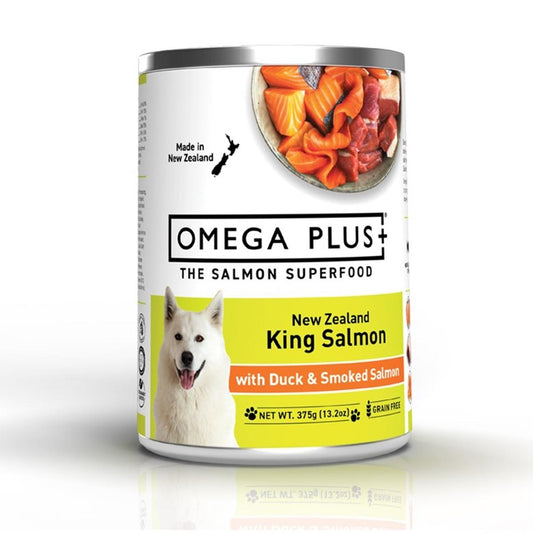 Omega Plus King Salmon with Duck and Smoked Salmon Wet Dog