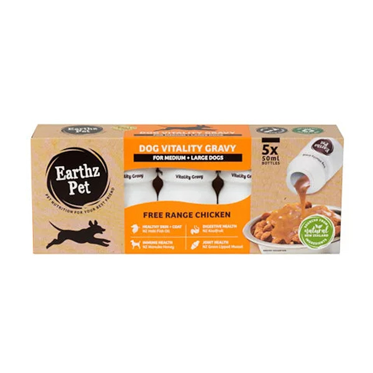 Earthz Pet Vitality Chicken Gravy for Dogs