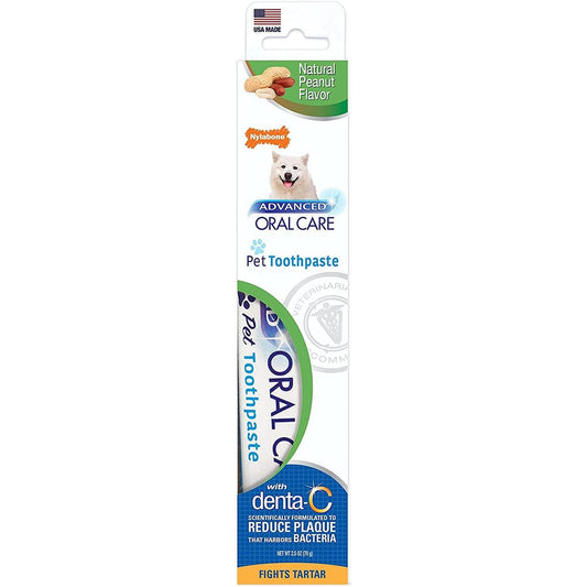 Nylabone Advanced Oral Care Toothpaste Peanut Flavour
