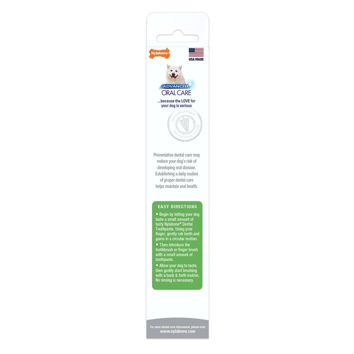 Nylabone Advanced Oral Care Toothpaste Peanut Flavour