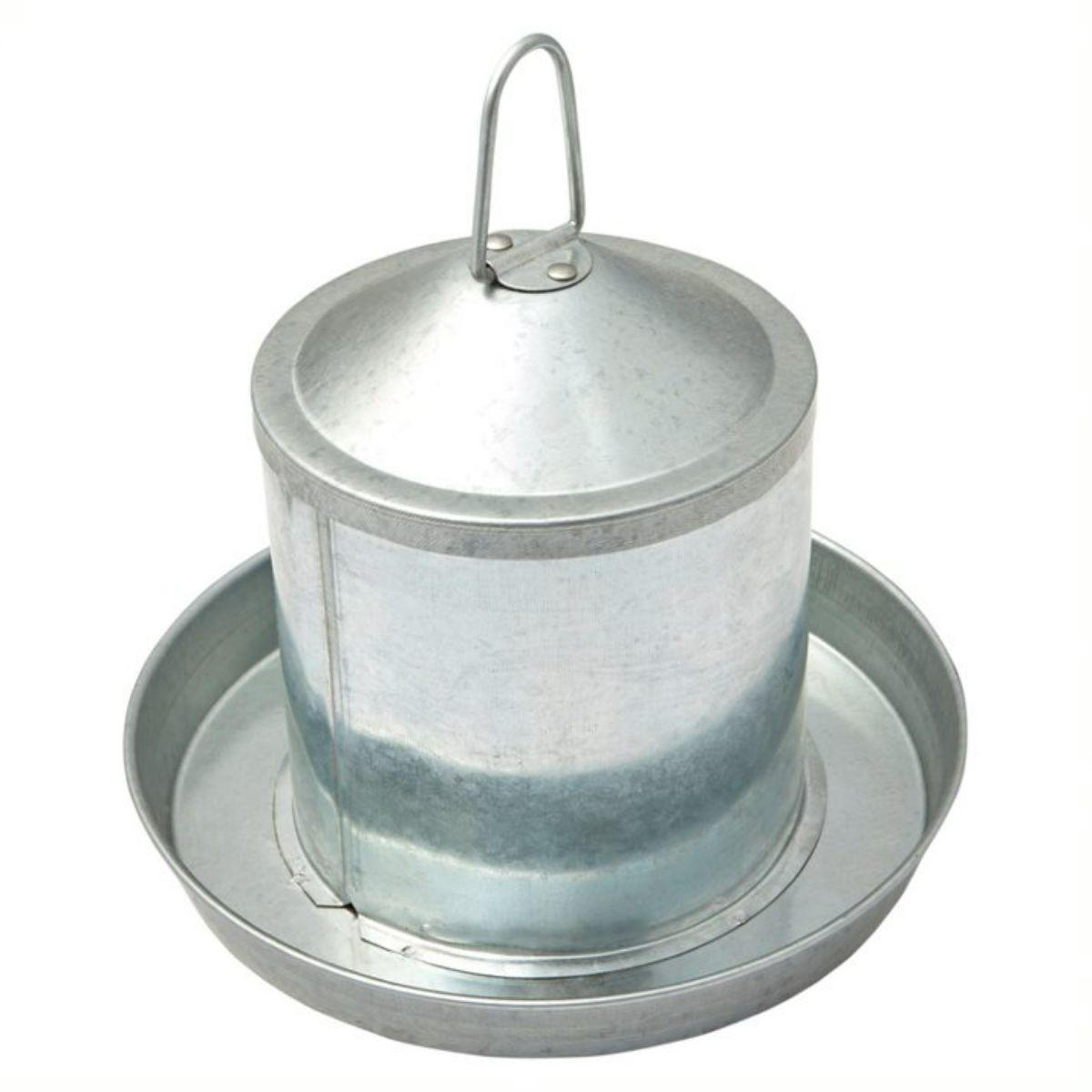 Lexi & Me Galvanised Steel Poultry Drinker