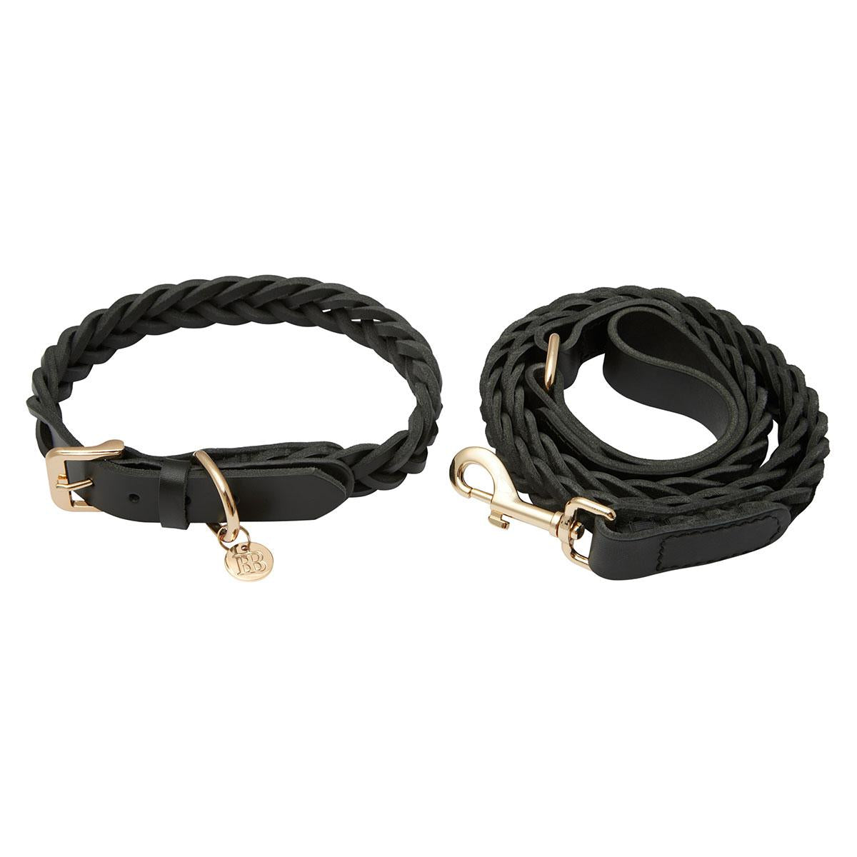 Buddy & Belle Braided Leather Dog Collar