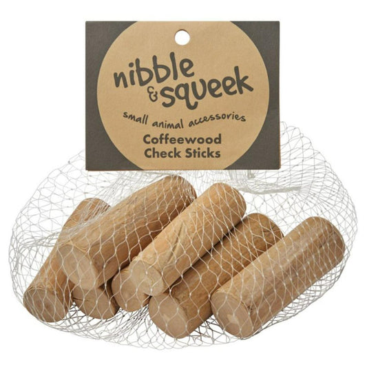 Nibble & Squeek Coffeewood Check Sticks