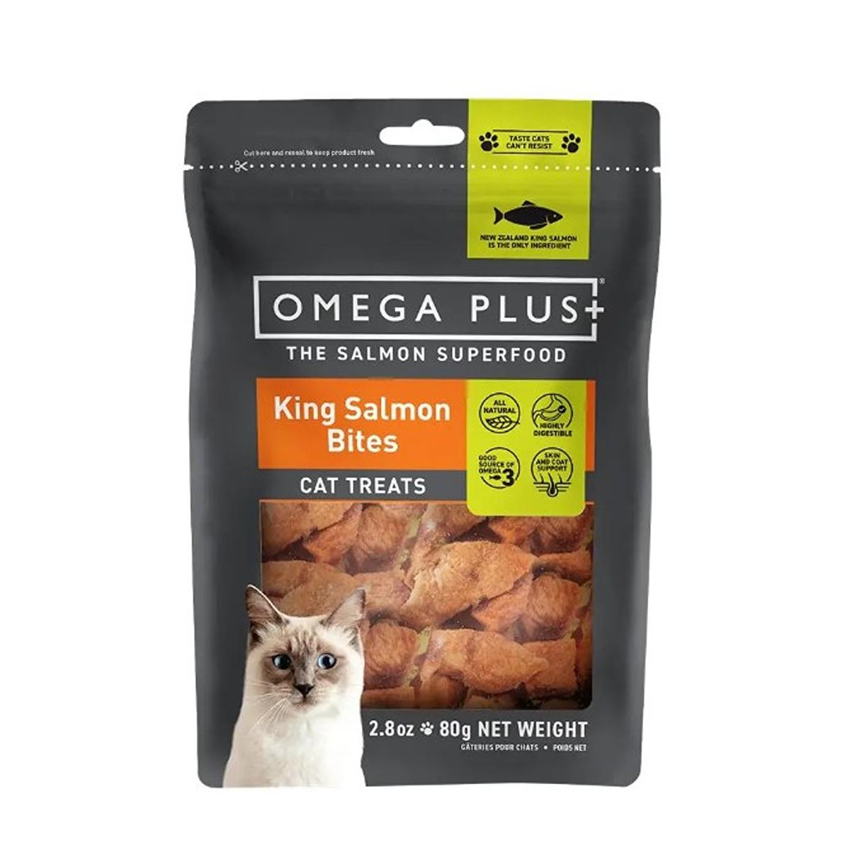 Omega Plus King Salmon Bites Freeze Dried Cat Treats