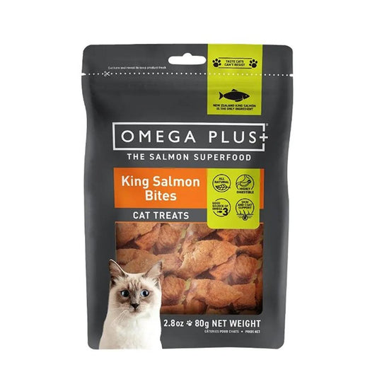 Omega Plus King Salmon Bites Freeze Dried Cat Treats