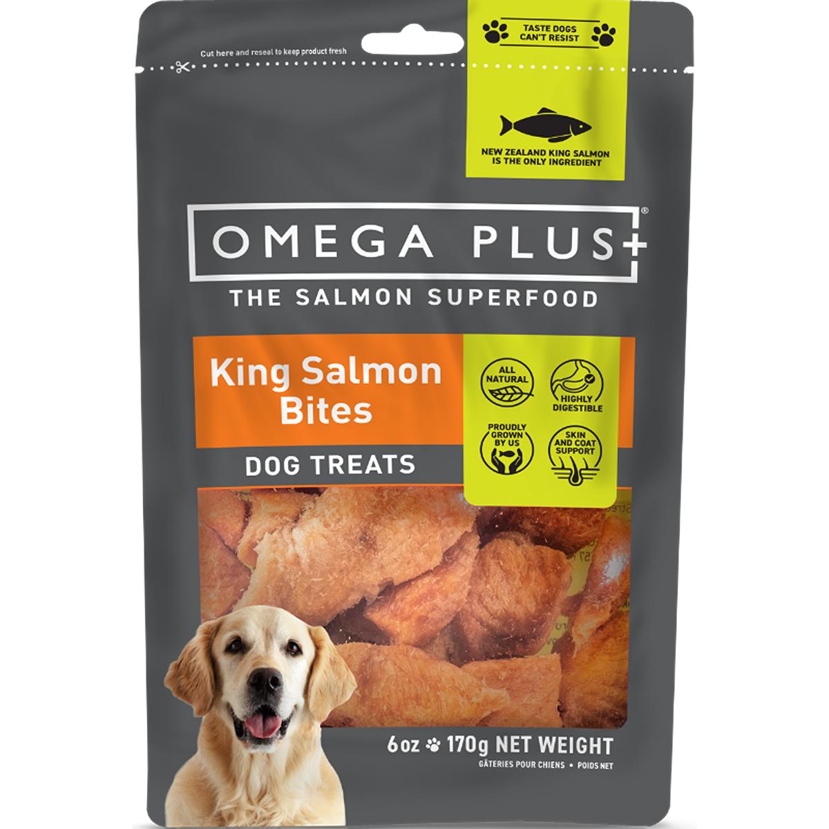 Omega Plus King Salmon Bites Dog Treat