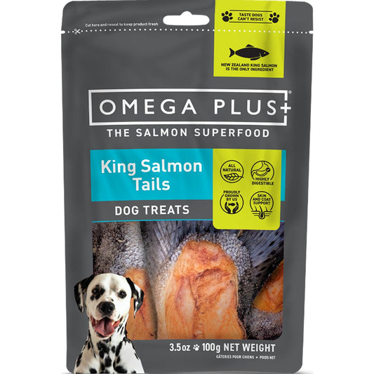 Omega Plus King Salmon Tails Dog Treat