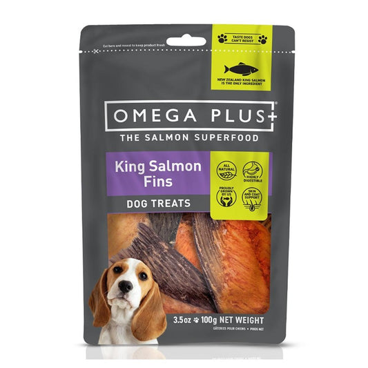 Omega Plus King Salmon Fins Dog Treat