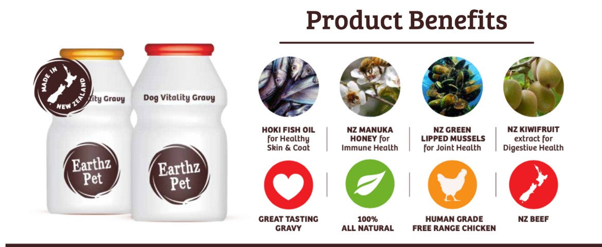 Earthz Pet Vitality Beef Gravy For Dogs
