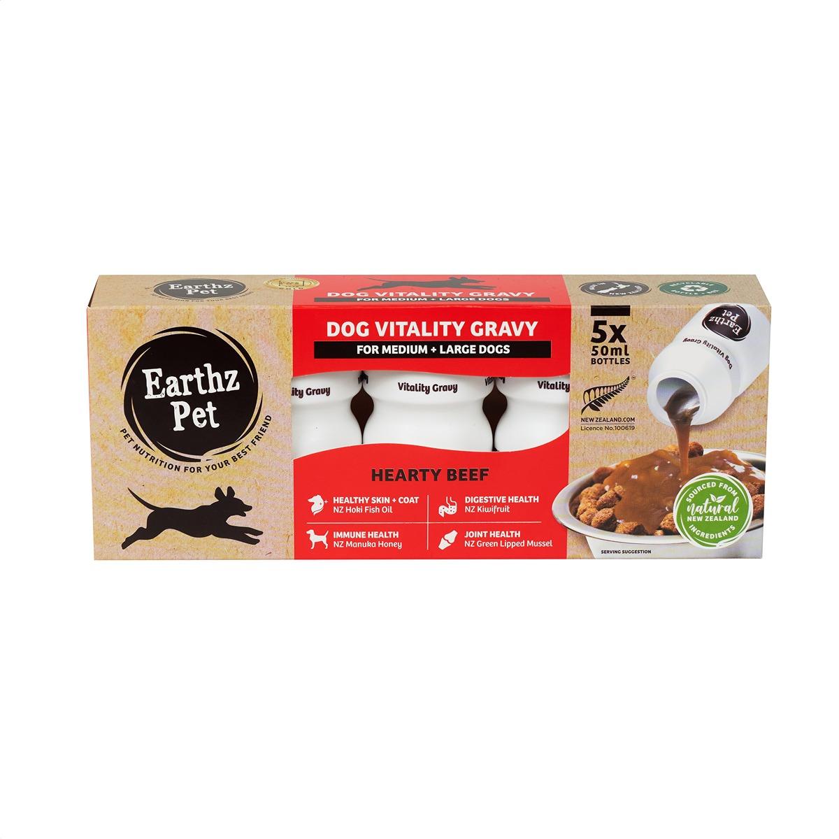 Earthz Pet Vitality Beef Gravy For Dogs