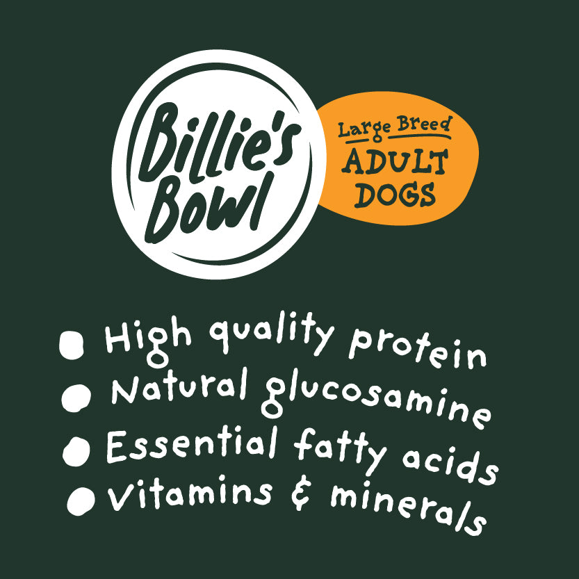 Billie's Bowl Large Breed Adult with Aussie Chicken Dry Dog Food