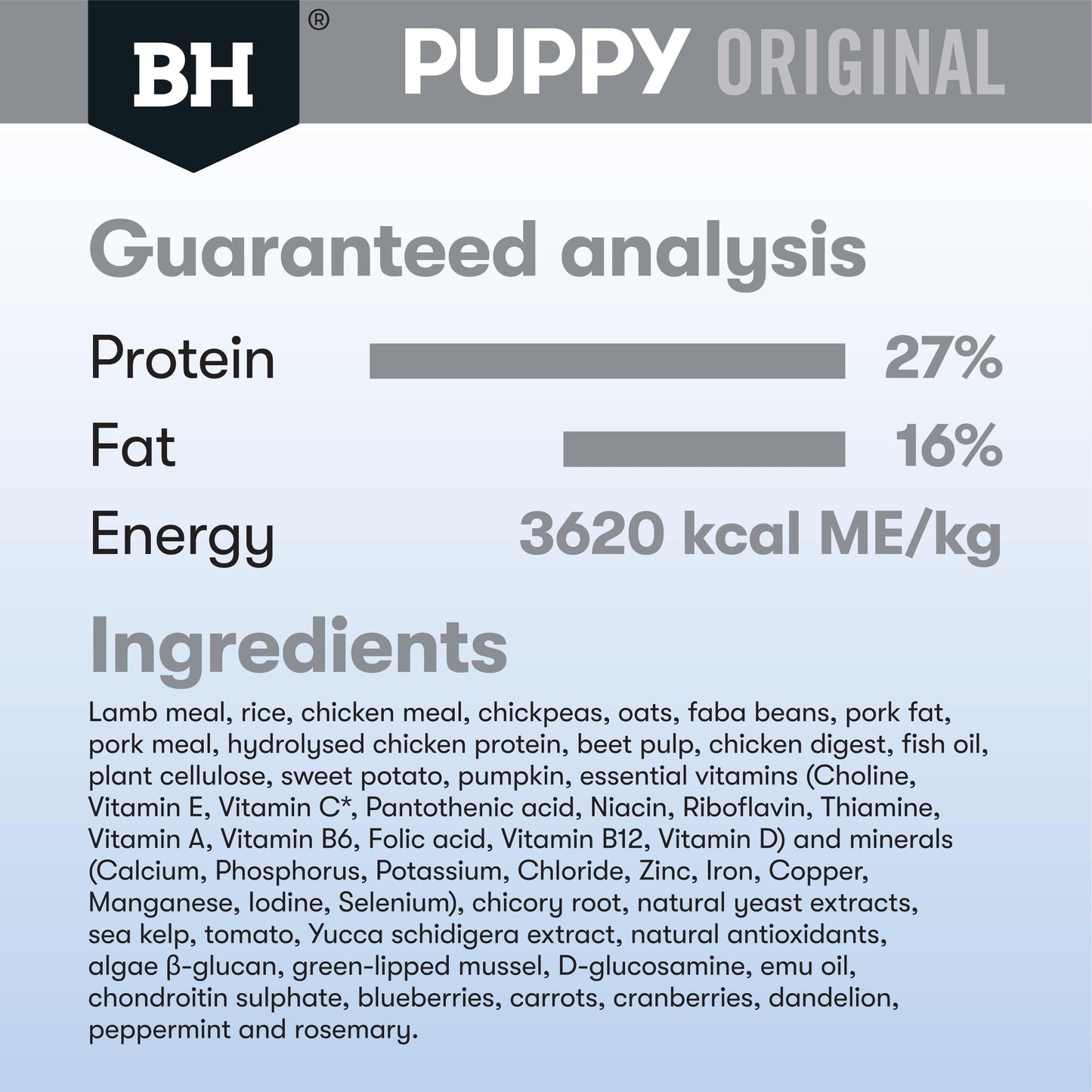 Black Hawk Puppy Large Breed Lamb & Rice Dry Dog Food