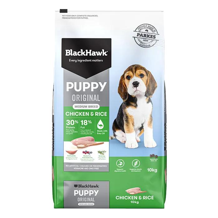Black Hawk Puppy Medium Breed Chicken & Rice Dry Dog Food