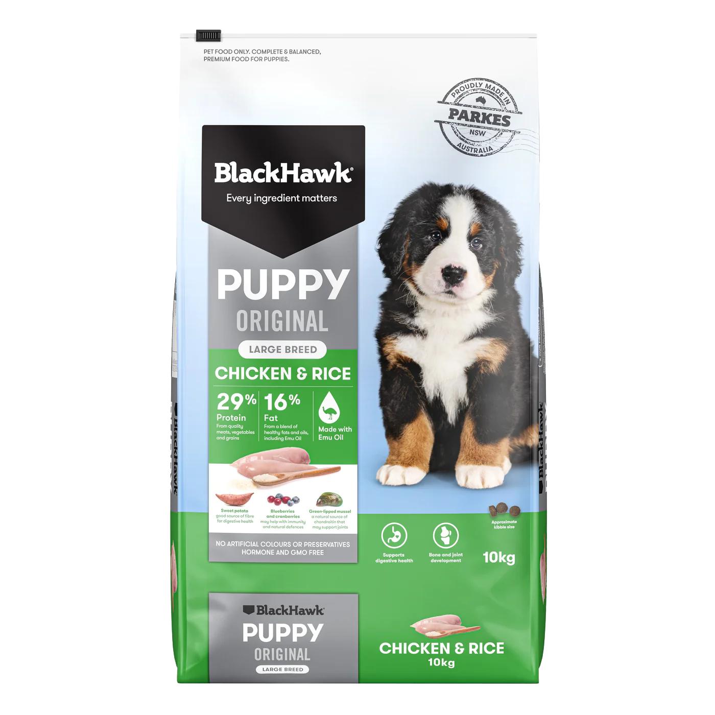 Black Hawk Puppy Large Breed Chicken & Rice Dry Dog Food