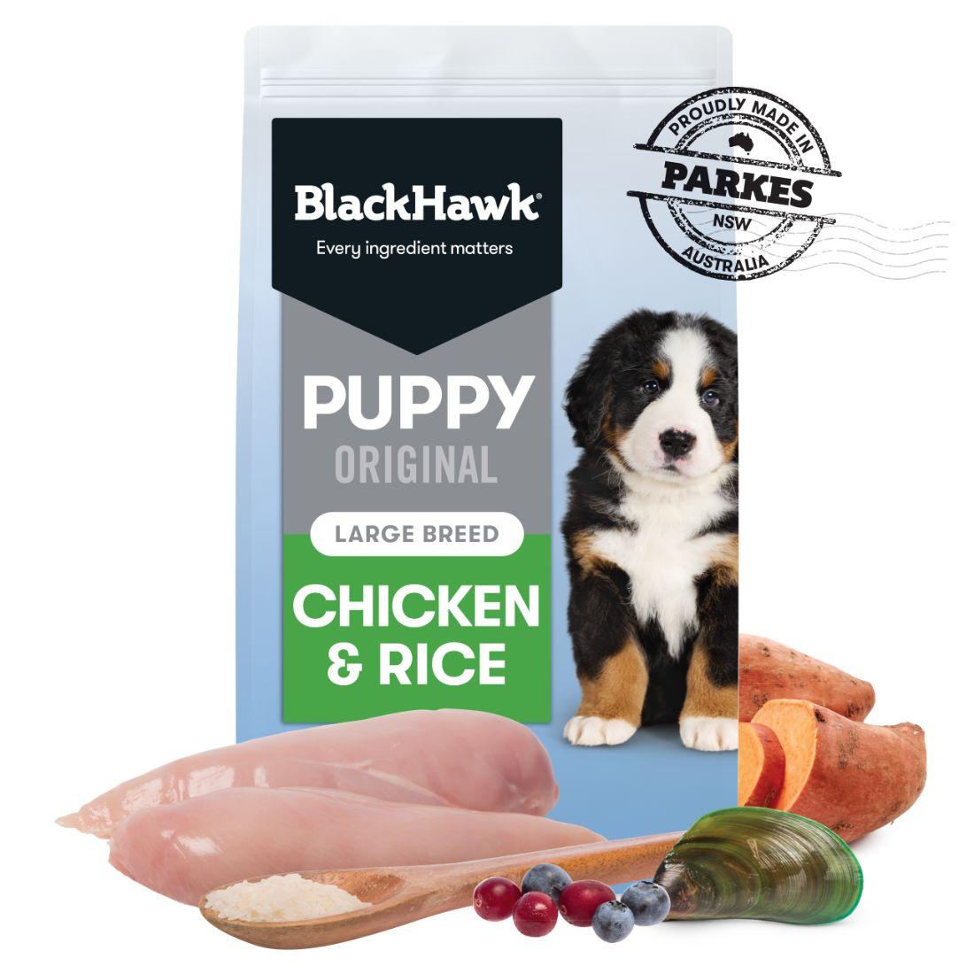Black Hawk Puppy Large Breed Chicken & Rice Dry Dog Food