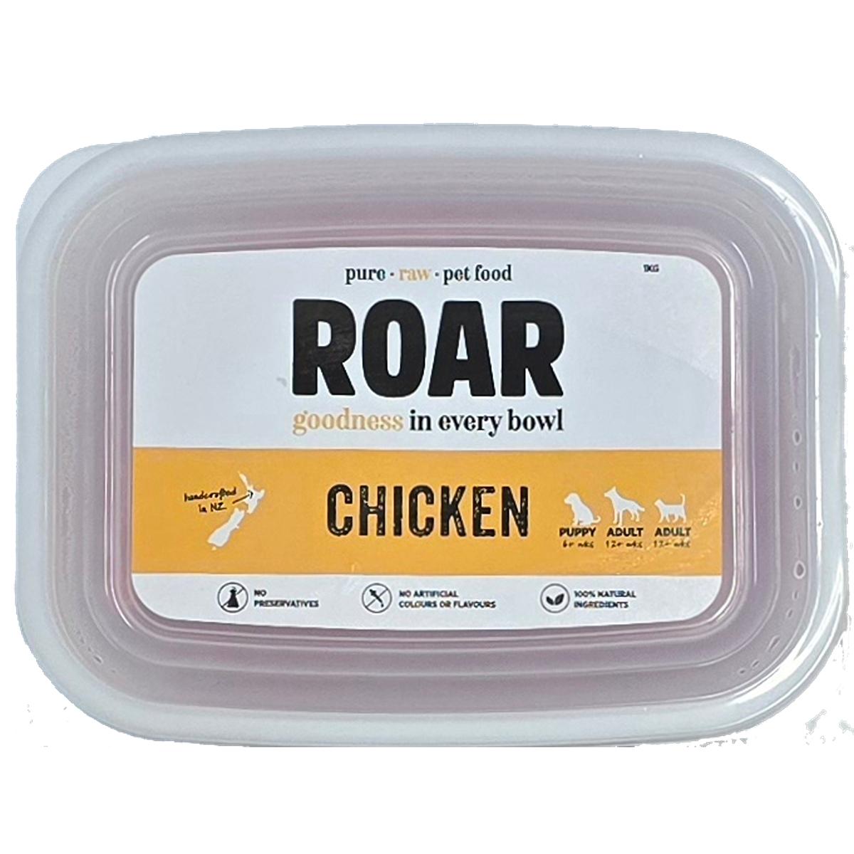 ROAR Frozen Chicken Dog Food