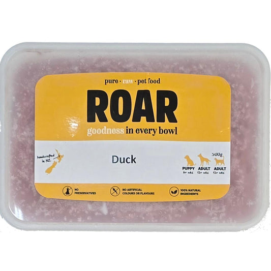 ROAR Frozen Duck Dog Food