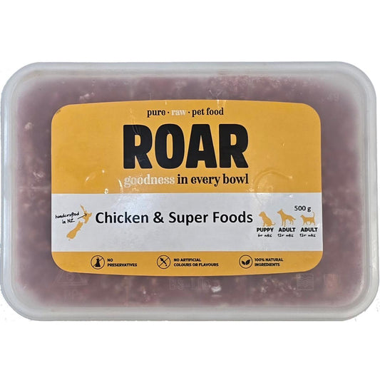 ROAR Frozen Chicken & Superfoods Dog Food