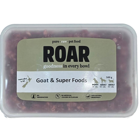 ROAR Goat & Superfoods Frozen Dog Food