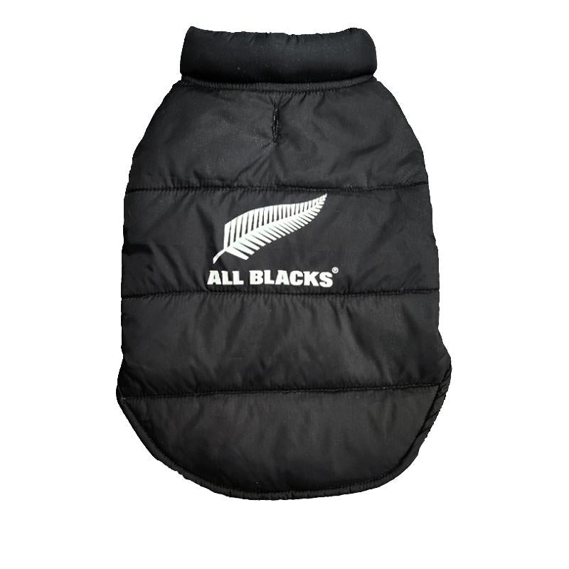 All Blacks Puffer Jacket for Dogs