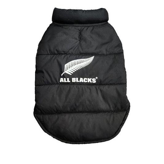 All Blacks Puffer Jacket for Dogs