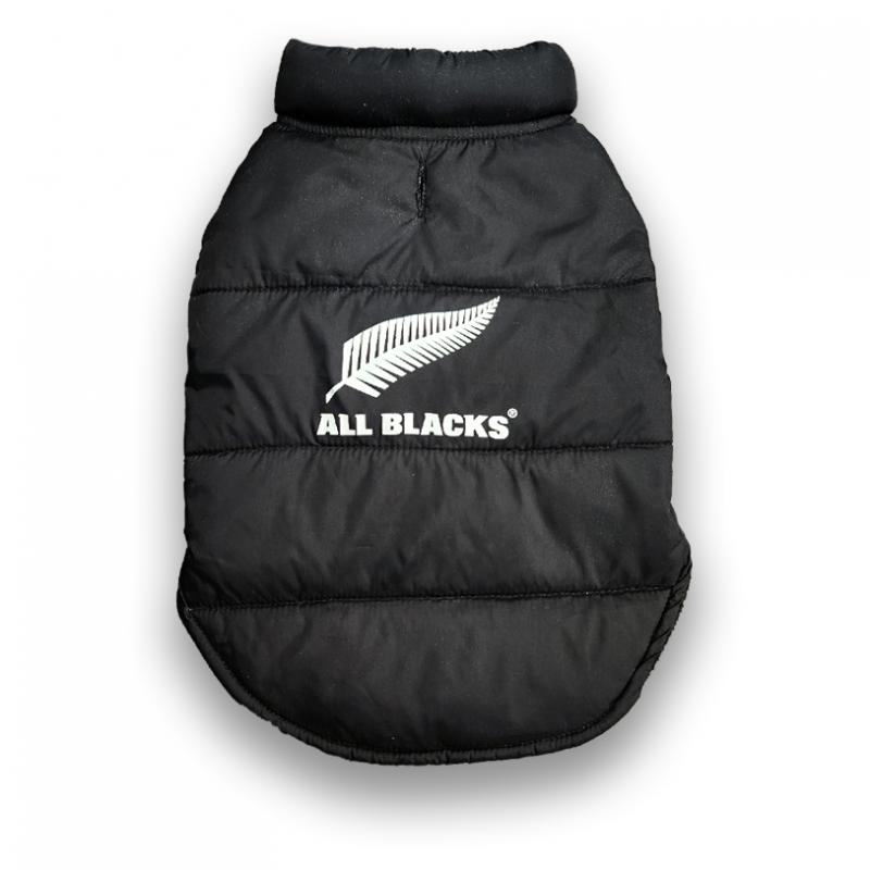 All Blacks Puffer Jacket for Dogs