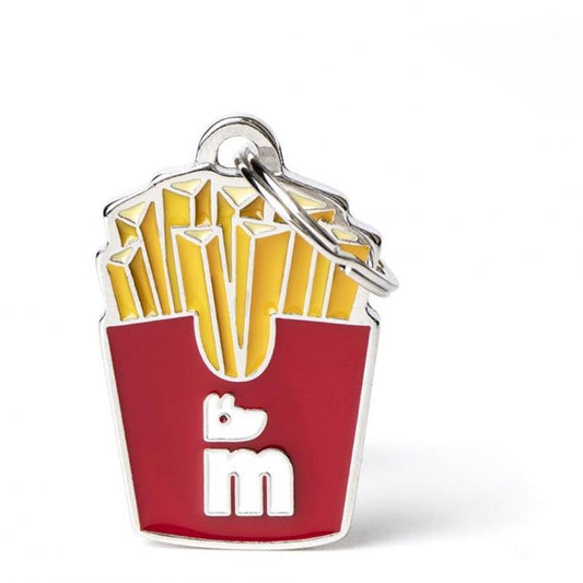 My Family Fries Pet Tag