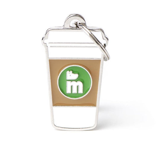 My Family Coffee Pet Tag