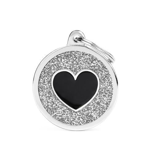My Family Tag Shine Glitter Circle