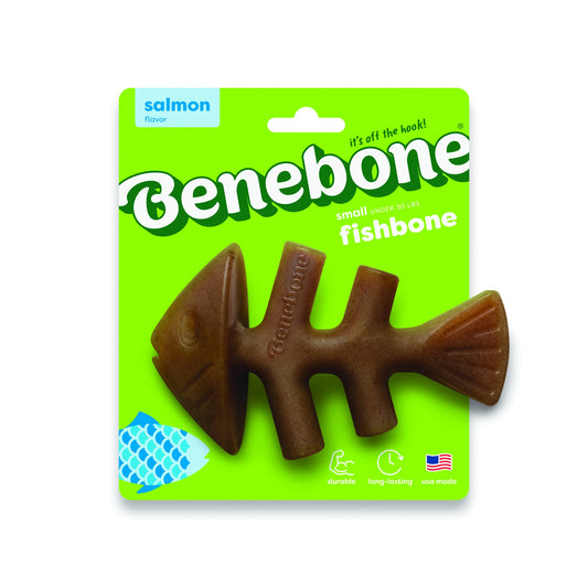 Benebone Fishbone Dog Chew Toy