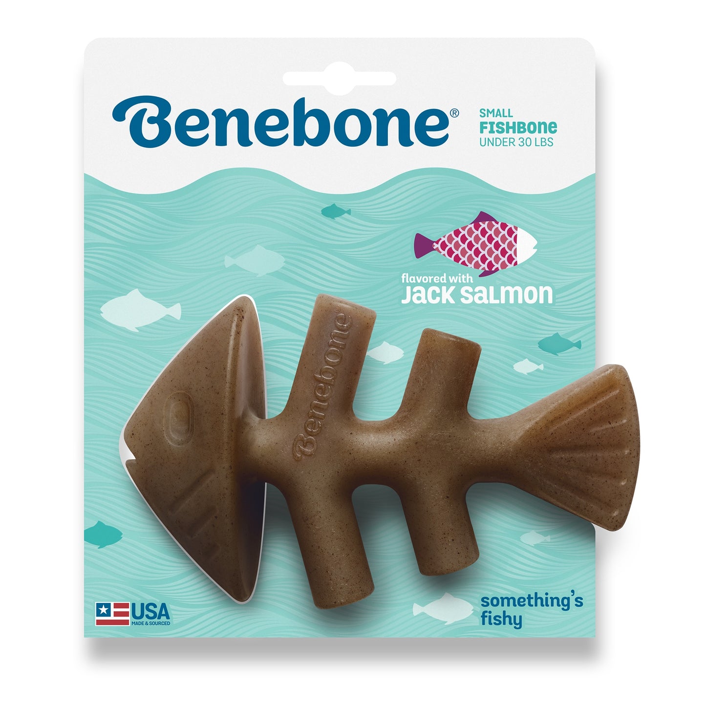 Benebone Fishbone Dog Chew Toy