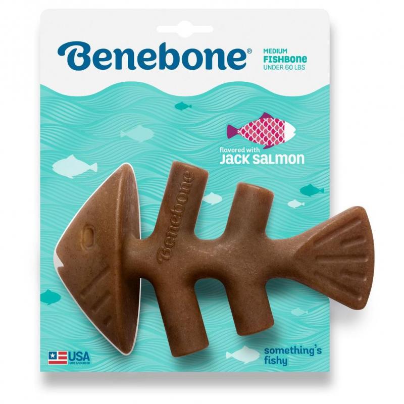 Benebone Fishbone Dog Chew Toy